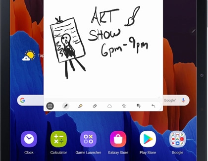 Create notes in Samsung Notes