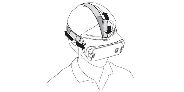Wearing the Gear VR