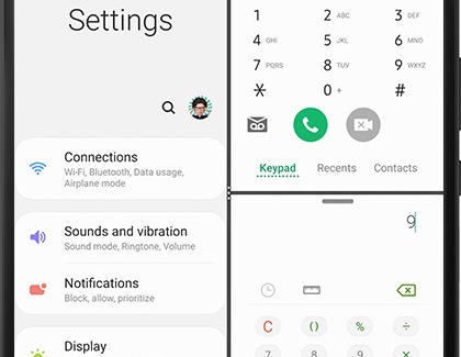 Use apps in split screen view