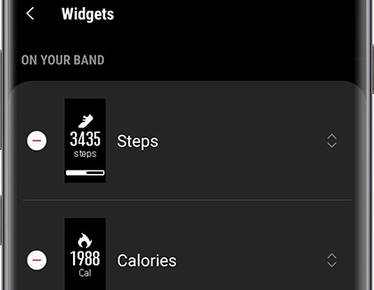 Reorder the widgets