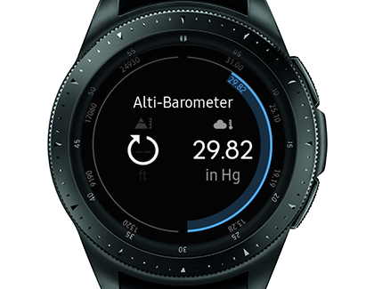 Set Up Altitude-Barometric Widget