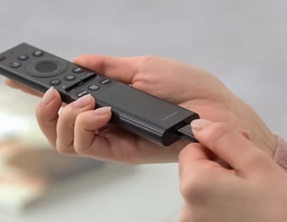 Charge the SolarCell Remote with a USB-C cable