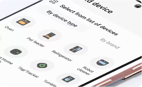 A Galaxy phone is displaying a SmartThings app screen
