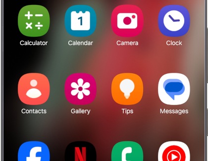 Gallery app icon displayed among other application icons on a Samsung Galaxy device screen.