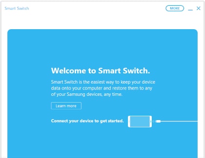 Lancez le logiciel Smart Switch
