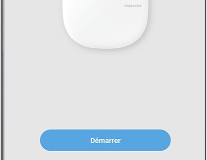 Touchez Démarrer (au bas de l’écran).