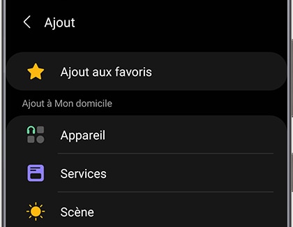 Touchez Appareil.