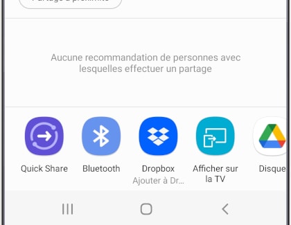 Touchez Bluetooth (au bas de l’écran).