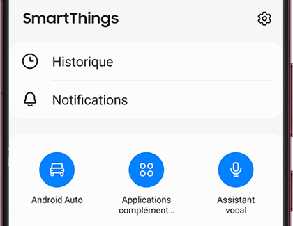 Access SmartThings settings