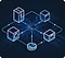 Icons for a fridge, dishwasher, oven, robot cleaner, and washer are all connected to a processor in the center.