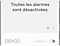 Gros plans sur  l’icône Ajouter une alarme dans l’application Horloge sur un téléphone Samsung Galaxy.