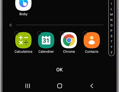 Masquer une application 7