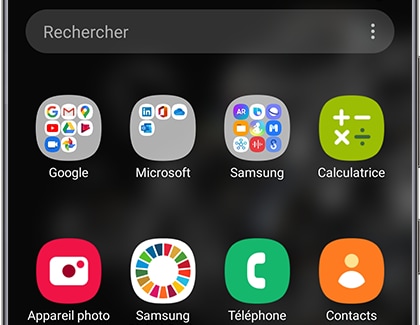Accéder à une application masquée 2