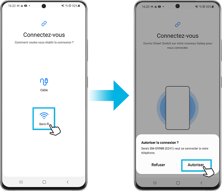 Smart Switch-Autoriser la connexion