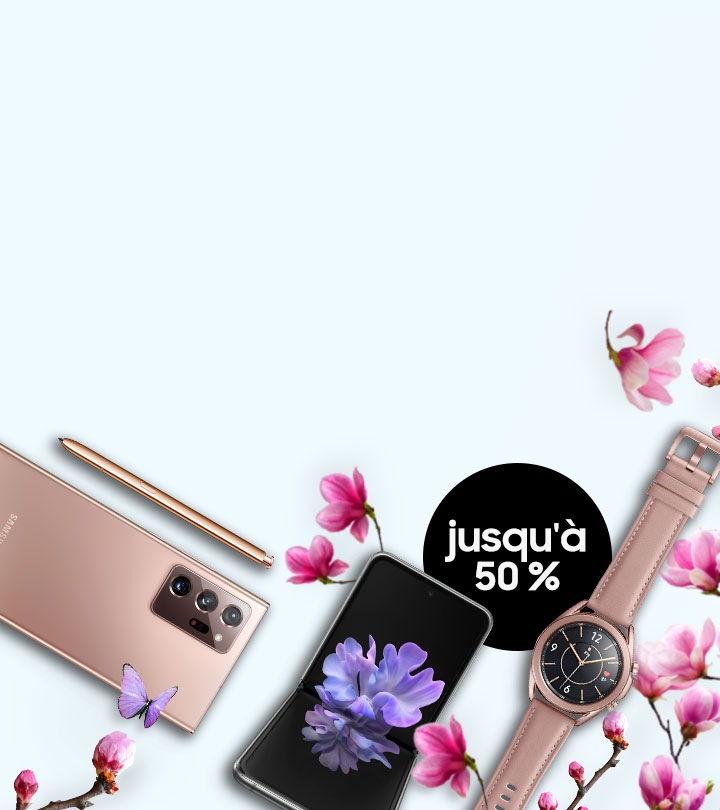 Image des appareils d'action pour la Samsung Galaxy Week