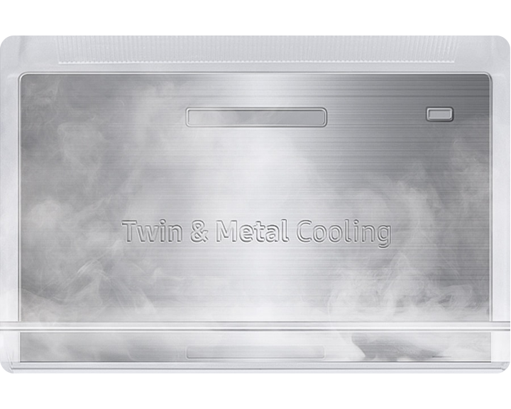 Metallkühlplatte eines Bespoke AI Kühlschranks