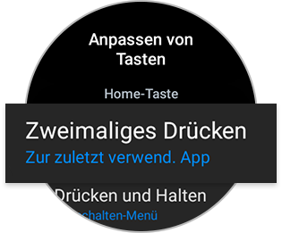 Uhr doppeldrücken