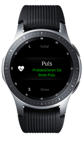 Bildschirm des Puls-Trackers oeffnen