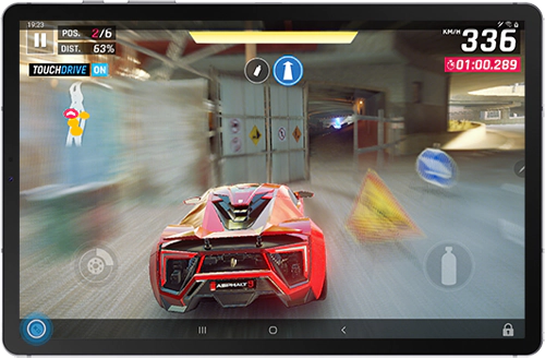 Das Symbol für den Game Booster wird im Tab S6 angezeigt.