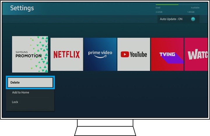 Erneutes Installieren von Apps, Schritt 3