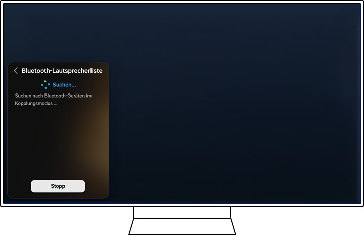 Bluetooth-Lautsprecherliste – Suchen...