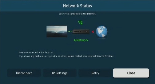 Netzwerkstatus fehlgeschlagen
