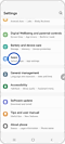Wähe Apps in den Einstellungen