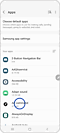 S Pen- Befehle in der App-Liste wählen