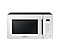Photo produit de micro-ondes, la vue de face montrant le produit de couleur blanche avec la porte close. Numéro de produit micro-ondes MS23T5018AE.
