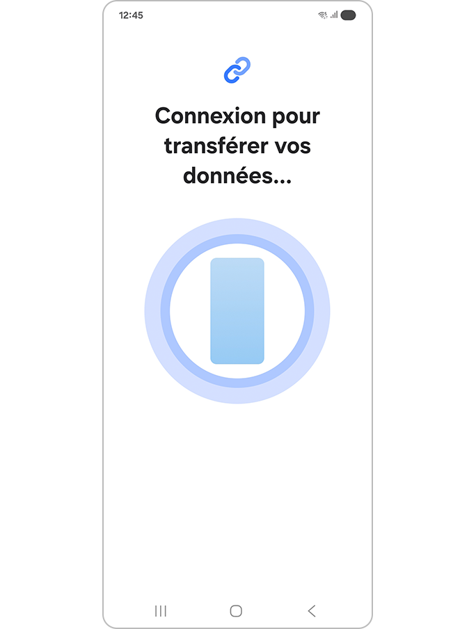 Connexion pour transférer tes données