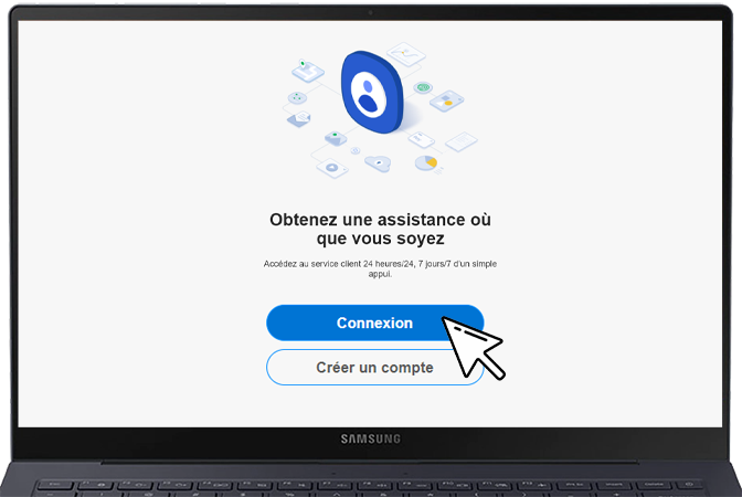 Se connecter à la plateforme de Samsung Account