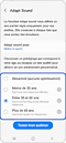 Choix de la tranche d'âge pour l'activation d'Adapt Sound sur un smartphone Galaxy