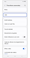Sélection du menu Labs