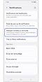 Sélection de l’option Masquer contenu si verrouillé