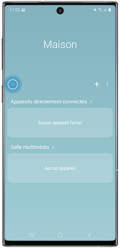 Menu de SmartThings