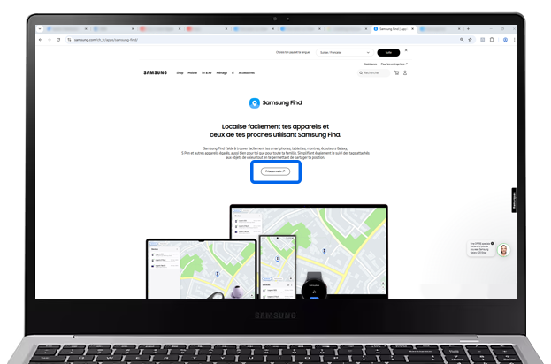 Cliquer sur Prise en main