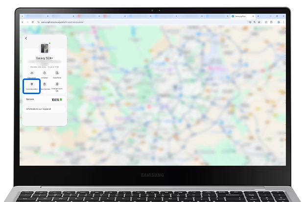 Sélectionner Suivre la position