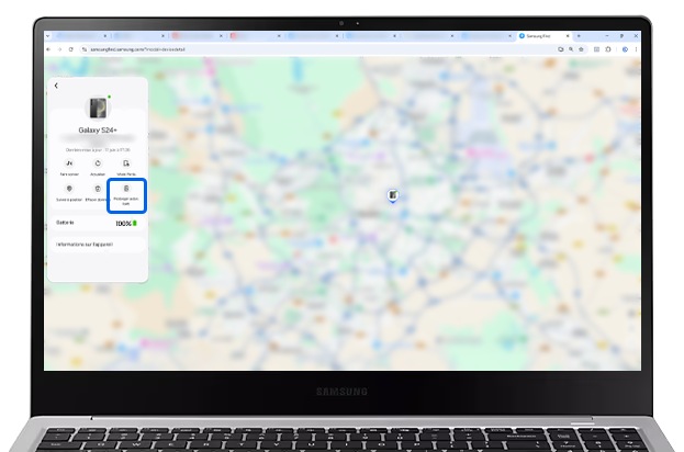 Appuyer sur Effacer les données
