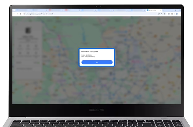 Les informations s'affichent