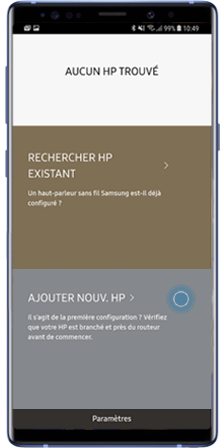 Ajouter nouveau appareil