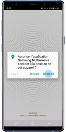 Autoriser la position