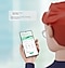 boneco com smartphone na mão