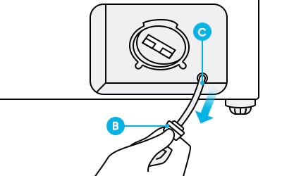 pull out drain tube