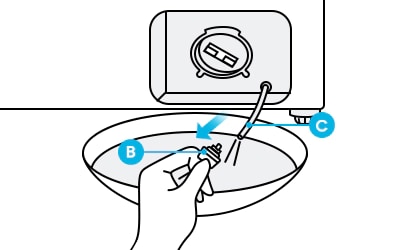 open the tube cap