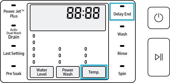 calibración en lavadora carga superior