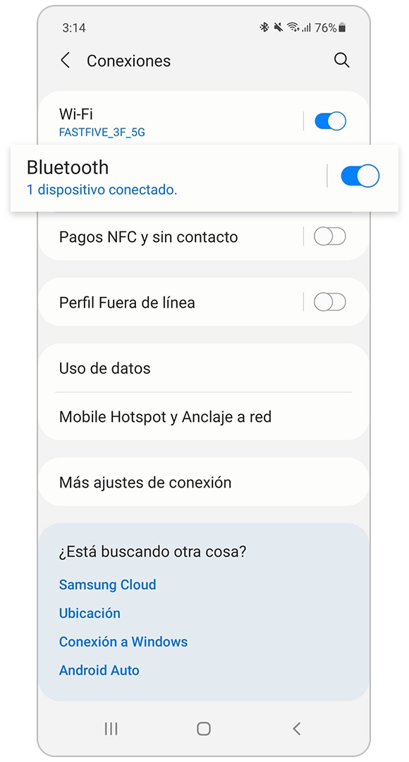 verifica si Bluetooth está habilitado