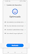 Toque Listo para finalizar la Optimización