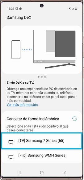 Conexión DTS