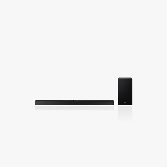 Imagen de Barra de Sonido HW-B750F en posición frontal.