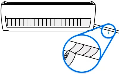 reinforce the damaged area with insulation tape